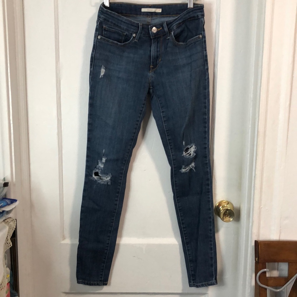 Levi's skinny distressed  jeans